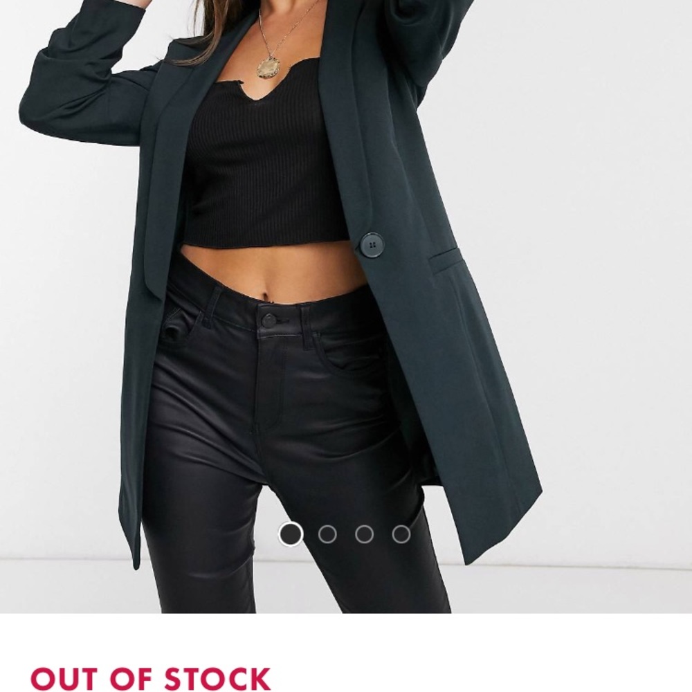 ASOS Design Forest Green boyfriend fit blazer